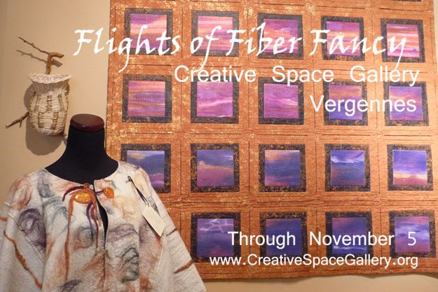 Flights of Fiber Fancy Through November 5 at Creative Space Gallery