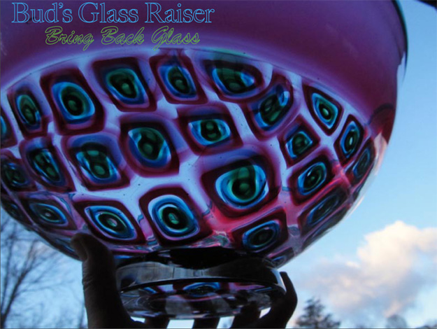 Bud Shriner's glass art is featured at CSG throughout February